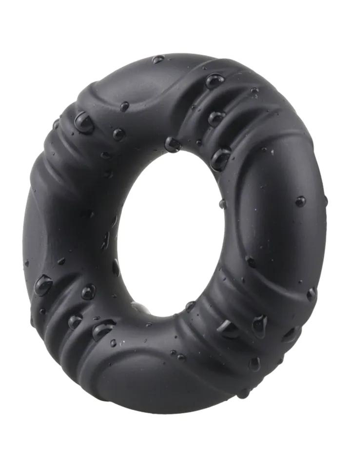 Great Fit Silicone Cock Ring Black