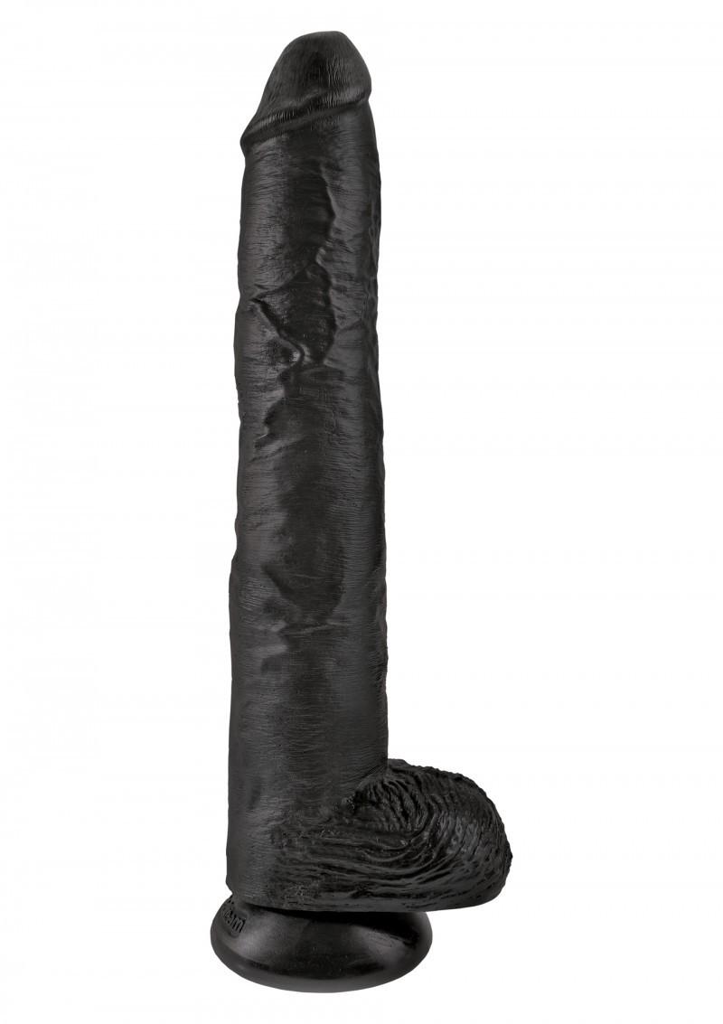 Pipedream King Cock with Balls Black 37,5 cm
