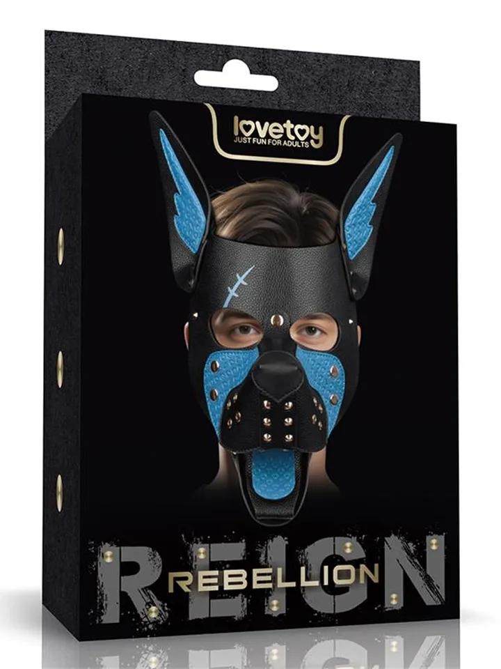 Rebellion Reign Scarred Alpha Pup Mask Blue