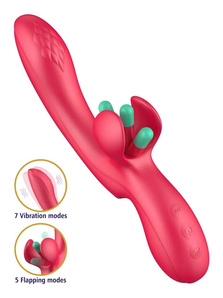 Erospace G-spot Vibrator With Moving Tongue