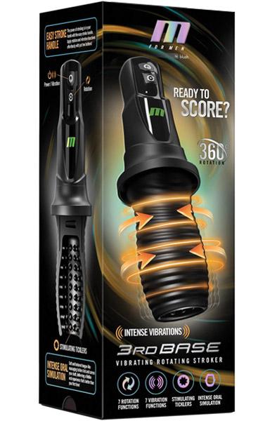 3rd Base Vibrating &amp; Rotating Stroker