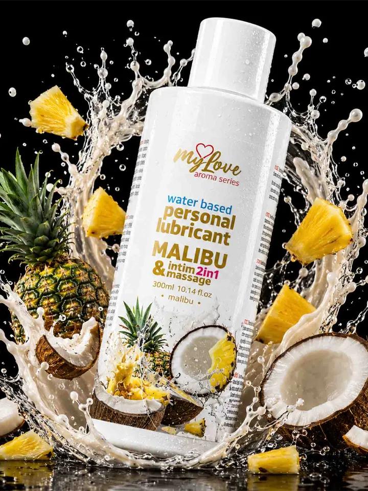 Intim &amp; Massage Lubricant Malibu 300 ml