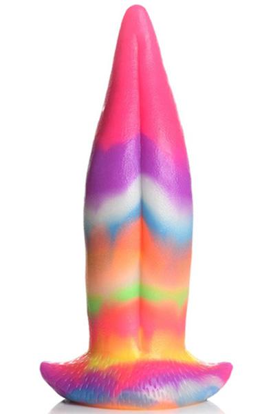 Tongue Glow-in-the-Dark Dildo 21,5 cm