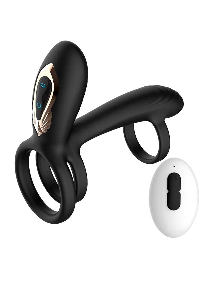 Swinging &amp; Vibrating Cock Ring