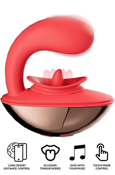 Rondy Vibrating &amp; Licking Tongue With App