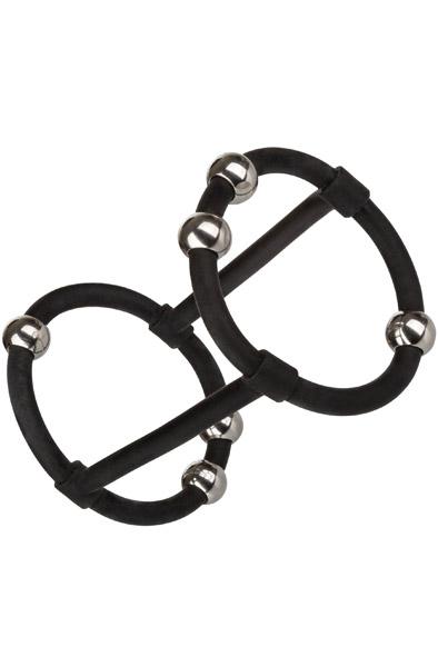 Cal Exotics Beaded Silicone Enhancer Cage Penisring