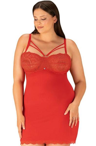 Obsessive Loventy Chemise & Thong XXL/XXXL Sexiga kläder