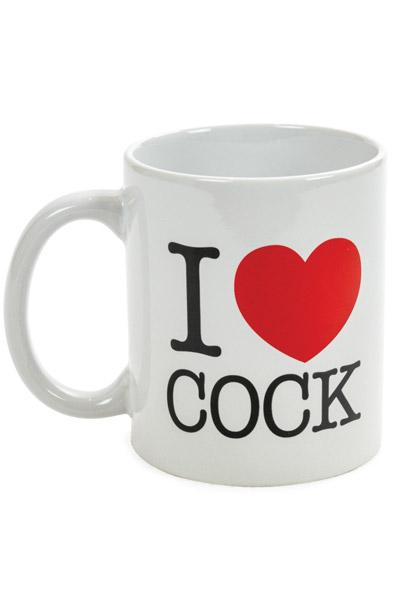 Spencer & Flertwood I Love Cock Mug White Mugg