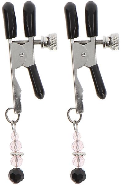 Taboom Adjustable Clamps With Beads Bröstvårtsklämmor
