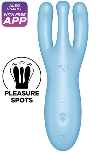 Satisfyer Threesome 4 Blue Appstyrd vibrator