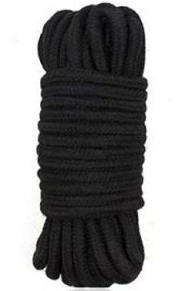 Bondage Rope Black 10m BDSM rep
