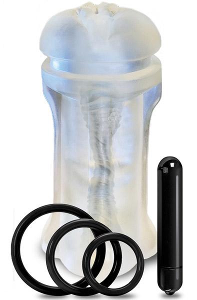 Mstr B8 Squeeze Vibrating Pussy Pack Masturbator