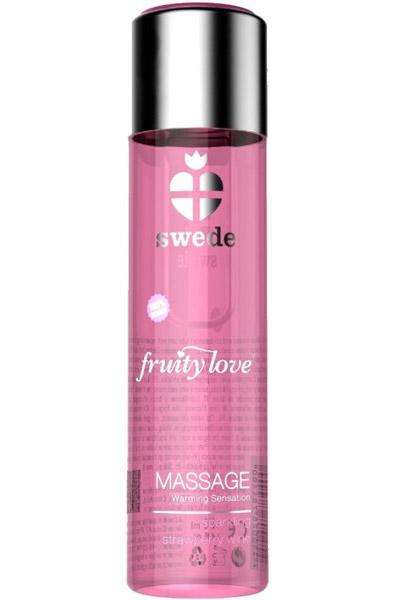 Fruity Love Massage Sparkling Strawberry Wine 120ml Massageolja