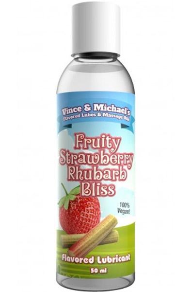 Fruity Strawberry Rhubarb Bliss Flavored Lubricant 50ml Glidmedel med smak