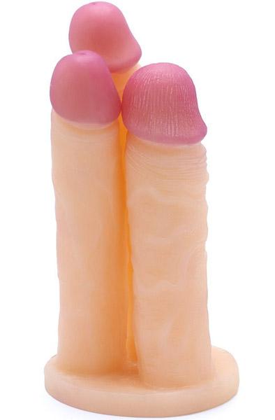 Kiotos Triple Cox Flesh 23,5 cm Dildo