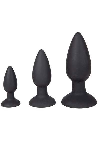 Silicone Buttplug Trainer Kit Analpluggar paket