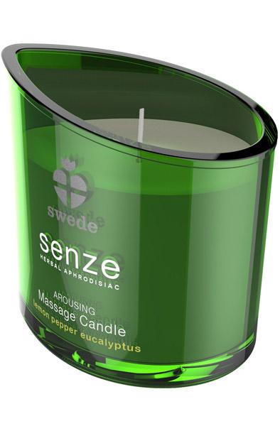 Senze Massage Candle Lemon Pepper Eucalyptus 150ml Massageljus