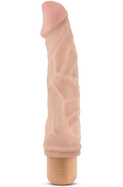 Dr. Skin Cock Vibe 6 Beige 23 cm Dildo med vibrator