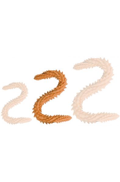 DoublePlayz Double Dildo Scolop Orange 50 cm Extra lång analdildo