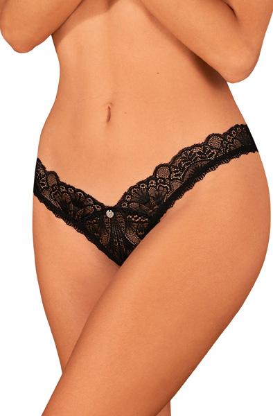 Obsessive Donna Dream Crotchless Thong XS/S Trosa med öppen gren