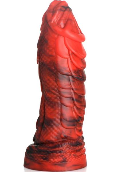 Fire Dragon Red Scaly Dildo 21 cm Dragon dildo