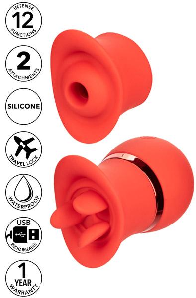CalExotics French Kiss Suck & Play Set Klitorisstimulator