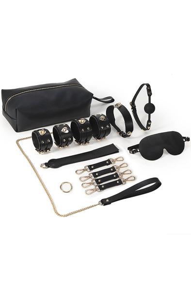 Kiotos BDSM Luxury Kit Black Bondage paket