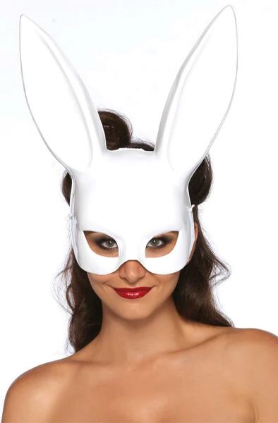 Leg Avenue Bunny Mask White Rollspel & Maskerad