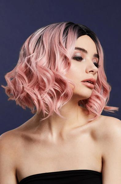 Fever Kourtney Wig Two Toned Blend Baby Pink Peruk