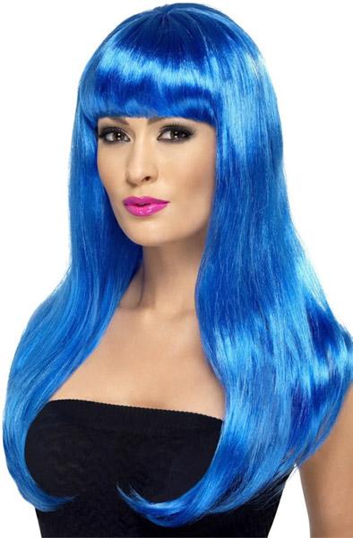 Babelicious Wig Blue Peruk