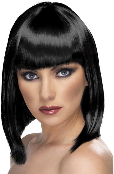 Glam Short Wig Black Peruk