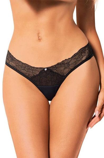 Obsessive Bella Rou Panties Black XL/XXL Trosa