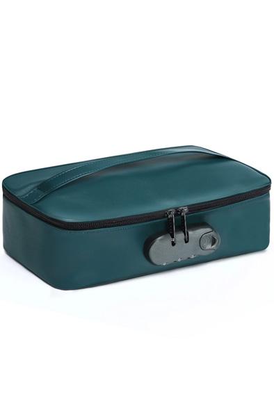 Lockable Discreet Box Luxury Green Förvaring sexleksaker