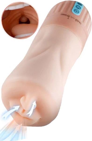 Suckstroker 2.0 Sucking & Vibrating Masturbator Masturbator med motor