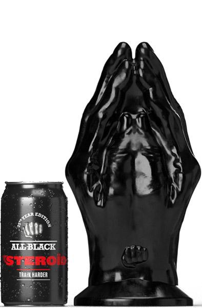 All Black Steroïd Hail Mary 24 cm Fisting hand