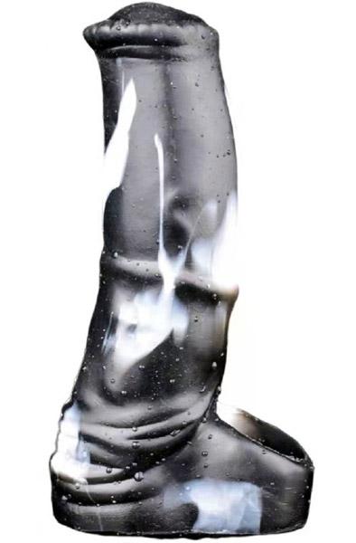 Monster Jump Penis Sleeve Black/White Penisförlängare/Sleeve