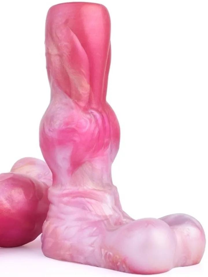 Pink Alien Monster Wolfy Penis Sleeve Penisförlängare/Sleeve