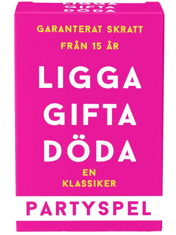 Partyspel Ligga, gifta, döda Partyspel