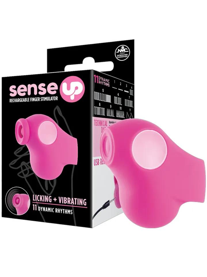 Thumping Rechargeable Finger Vibrator Pink Fingervibrator
