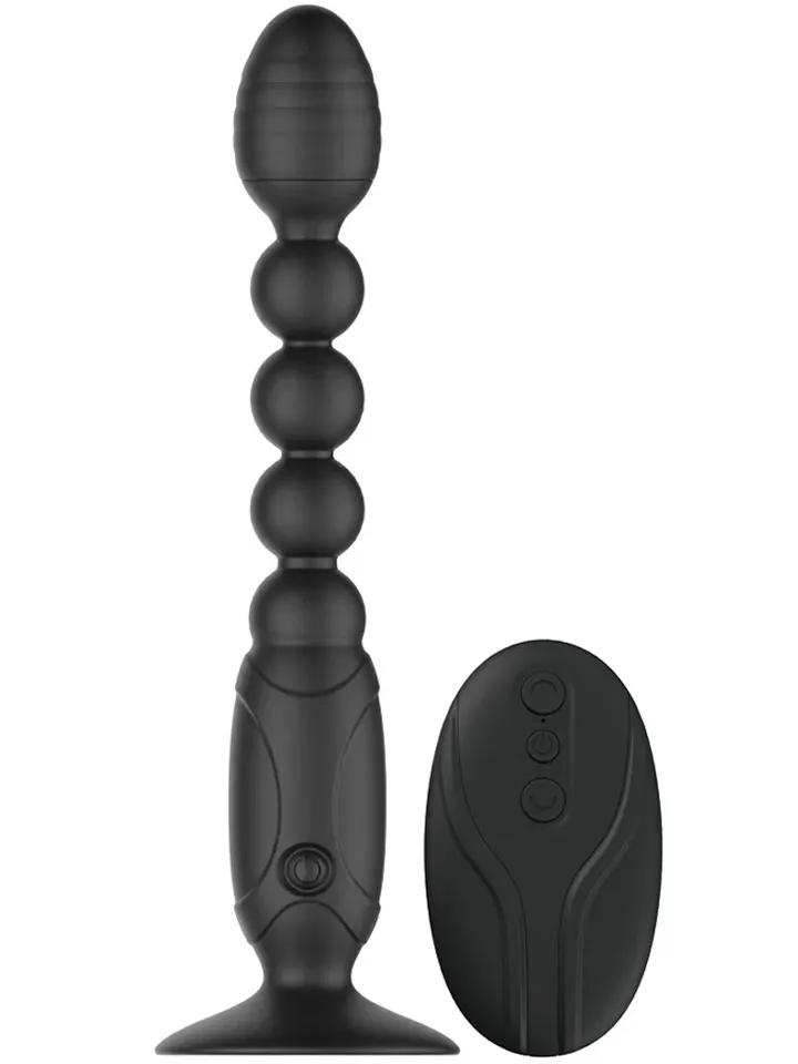 Bendy Bend & Stay In Place Wireless Vibrating Analbeads Analvibratorer