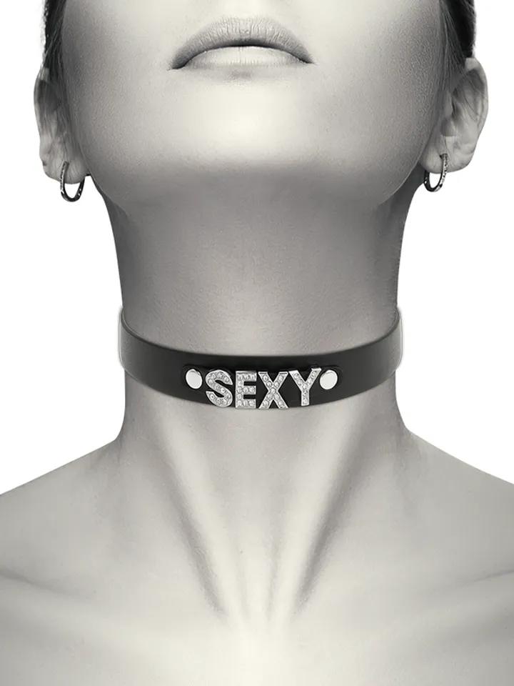 Hand Crafted Choker Vegan Leather Sexy Choker