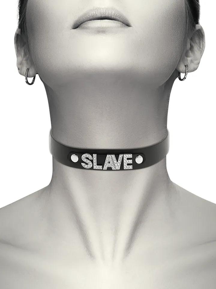 Coquette Choker Vegan Leather Slave Choker