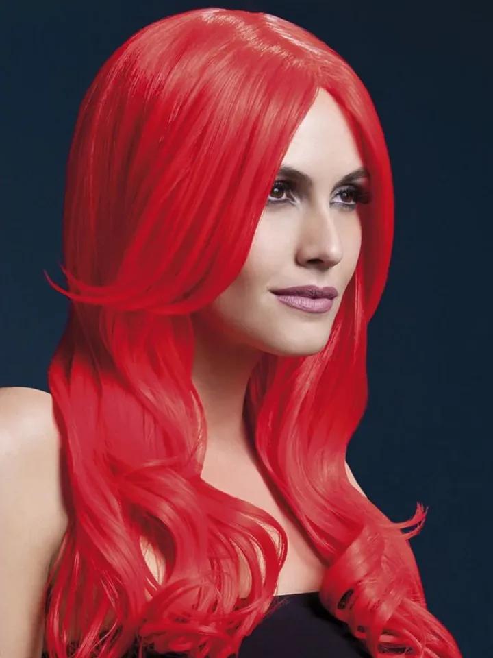 Fever Khloe Wig Neon Red Peruk