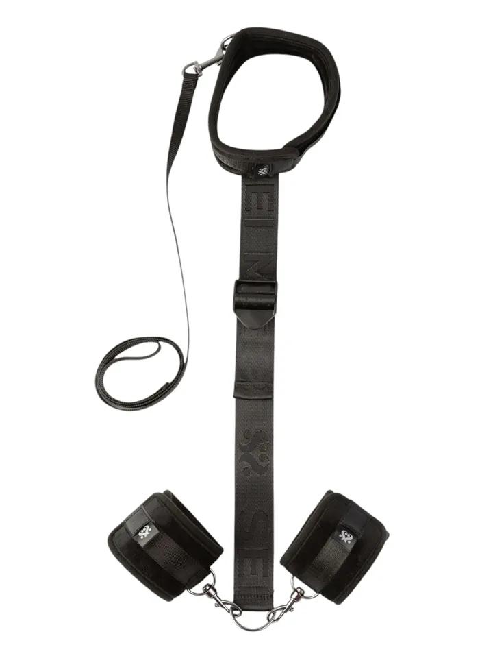 Sei Mio Adjustable Neck & Wrist Restraint Kit Handbojor & halsband