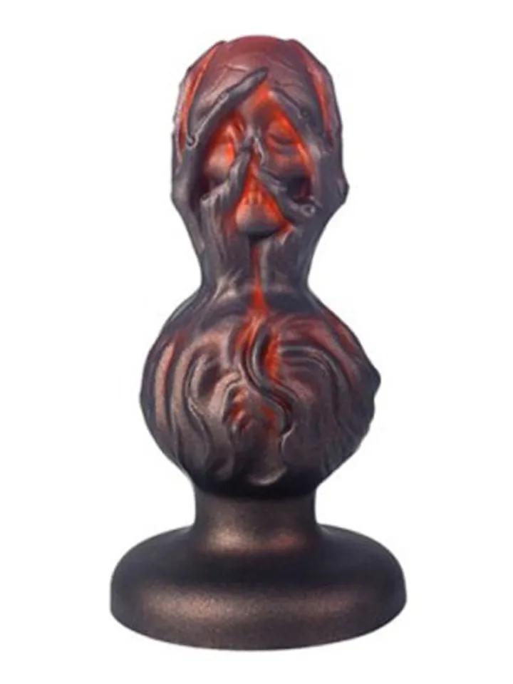 Skullis XL Plug Red/Black 20,5 cm XL Buttplug