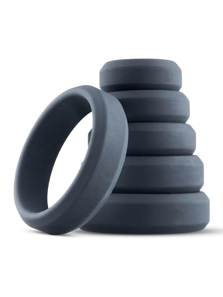 Boners 6-Piece Cock Ring Set Penisringar paket