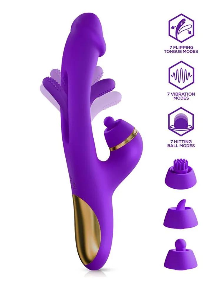Siter 2.0 Flapping Tongue With Hitting Ball Vibrator Rabbitvibrator