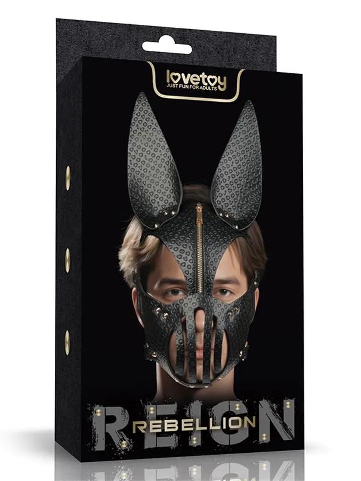 Rebellion Reign Dark Bunny Mask BDSM mask