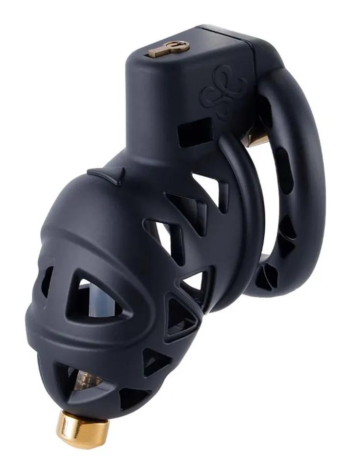 Sevanda Rattlesnake Chastity Cage Short Penisbur med dilator