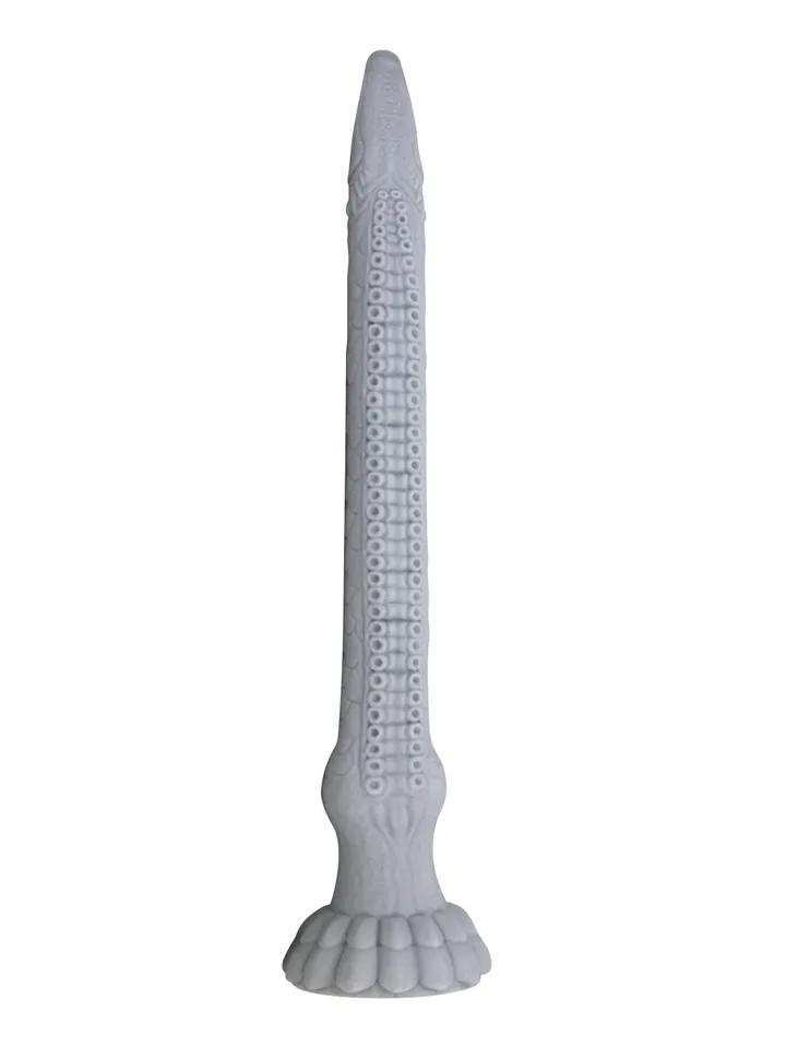 Basilisk Rippled Monster Silicone Dildo 43 cm Extra lång analdildo
